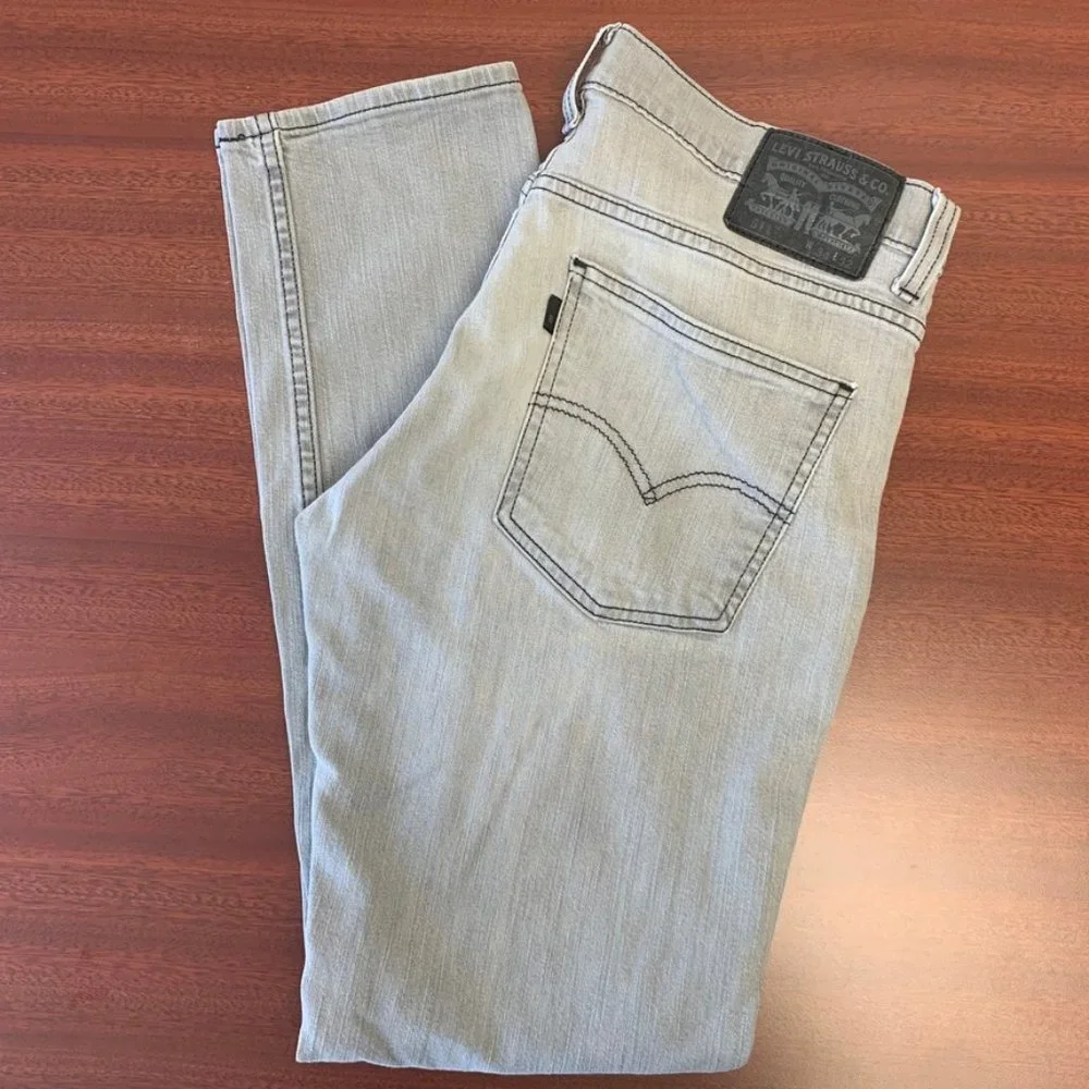 Men's 511 Gray Skinny Stretch Mom Jeans